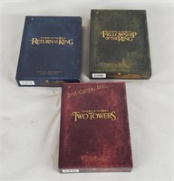 3 Lord Of The Rings Extended Dvd Box Sets