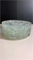 Clear Glass Serving Plates