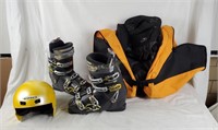 Nordica Gran Sport Easy12 Ski Boots, Boeri Helmet