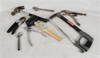 Hand Tools Lot, Hammers Wrenches Saw Snips