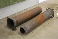 (2) Two Cylinder John Deere Mufflers