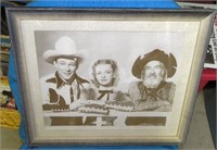 Photo Print: Roy Rogers, Dale Evans, Gabby Hayes