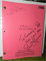 Wax Works Movie Script Copy, Signed Paul Picerni