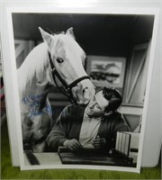 Signed Mr Ed Still Photo Copy, Alan Young