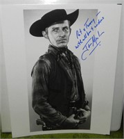 Autographed Photo Western Actor, Jan Merlin