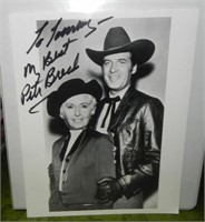 Peter Breck, Big Valley, Signed Promo Photo