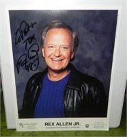 Signed Promotional Photo, Rex Allen Jr