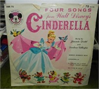 Mickey Mouse Club Cinderella 78rpm Record