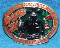 1995 LE Charles Starrett Durango Kid Belt Buckle