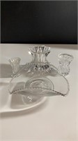 Bubble Trim Console Dish with Partylite Candle