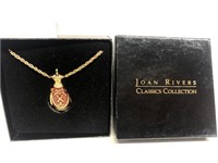 Joan Rivers Faberge egg necklace