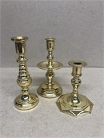 Baldwin candlesticks brass