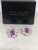 Joan rivers classic collection earrings