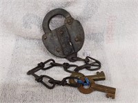 slaymaker  penn rr lock w/2 keys