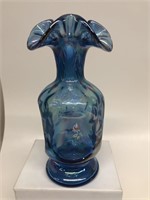 Fenton hand-painted vase