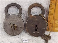 2-6 lever locks w/keys