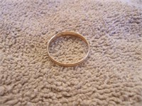 18K Gold Wedding Band - 1.2 Grams