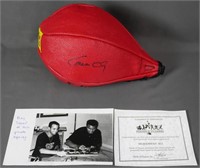 Muhammad Ali Autographed Punching Bag