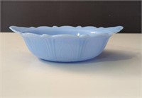 McKee Blue Depression serving bowl