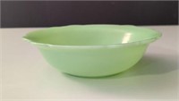 McKee green serving bowl