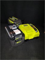 Ryobi 2ct 40v Lithium 6ah Batteries & Charger