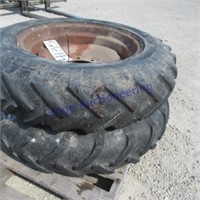 7.5X20 tire & rim, bid X2