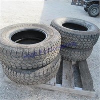 265/70R16 tires, bid X4