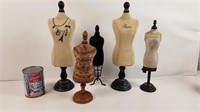 5 minis mannequins