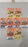 8 Matchbox Mustang cars, 68 Cobra Jet, boss, imsa