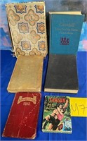 11 - LOT LOF 6 VINTAGE BOOKS (M7)