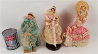 3 poupées de collection dont Pologne