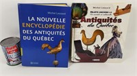 Livre référence et encyclopédie antiquités Québec
