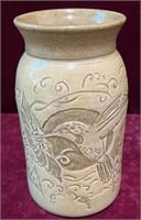 Turn & Burn Pottery Jar/Vase(Seagrove, NC)