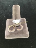 925 ring & earrings size 7