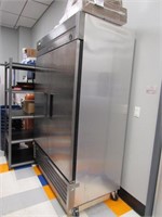 True Stainless Steel Double Door Freezer