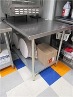 Stainless Steel 4 ft. Work Table, Stainless Steel