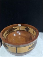 FRUITWOOD BOWL INLAY