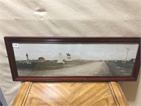 FRAMED PHOTOCOPY RIGHT 1909 DIRT ROAD WITH