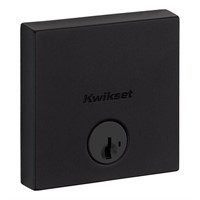 Kwikset Downtown Low Profile Matte Black Square S