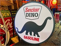 2ft Double-Sided Wooden Sinclair Sign