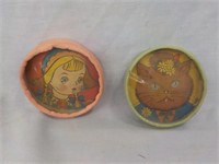 2 Sm. Vintage ball games NO Balls