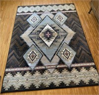 Modern aztec style area rug - FL
