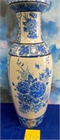 105 - BEAUTIFUL ASIA N MOTIF VASE 24"T (M50)