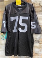 N - #75 SIGNED HOWIE LONG PRACTICE JERSEY (M35)