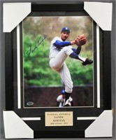 Sandy Koufax Signed/ Autographed Framed Photograph