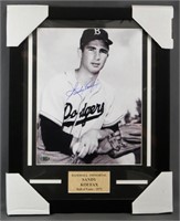 Sandy Koufax Signed/ Autographed Framed Photograph
