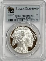 2001-P American Buffalo Silver Dollar PCGS PR69