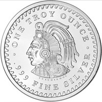 1 oz. Golden State Mint Silver Aztec Calender