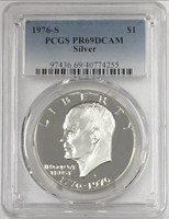 Box of (20) 1976-S Eisenhower Silver Dollar PCGS