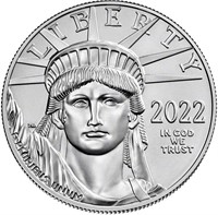 2022 American Platinum Eagle 1 oz $100 - BU